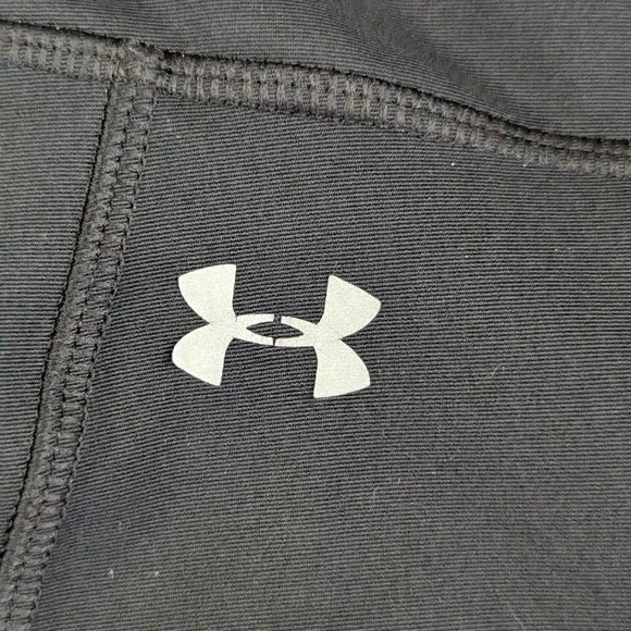 Under Armour Compression Tights Leggings Size XS Black 3/4 Length - Picture 4 of 12